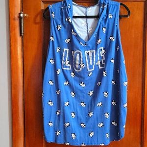 Panda Tank Top With Hood